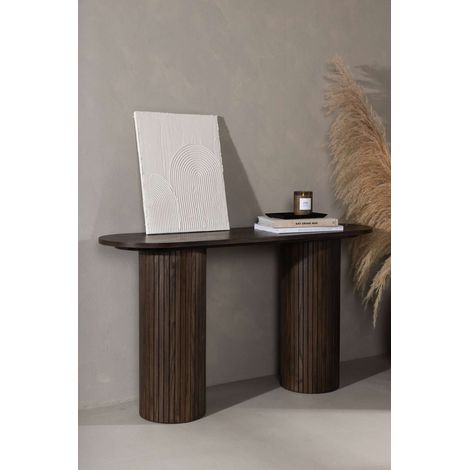 Bianca console 40x130cm marron.