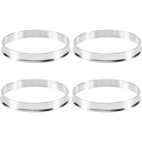 4 x Roue à bague de moyeu universelle en aluminium 74,1 mm de diamètre extérieur 72,6 mm de diamètre intérieur-- (1/5)