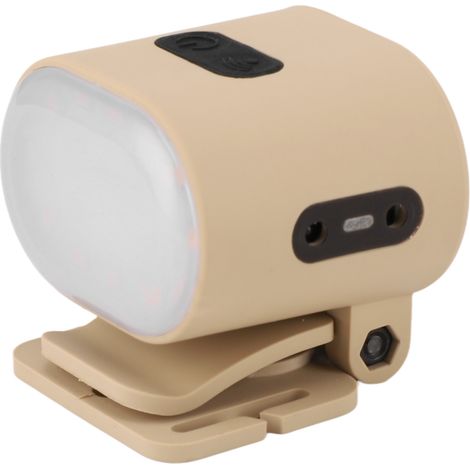 Magnetische LED-Stirnlampe mit Induktionsfunktion, IPX4 wasserdicht, wiederaufladbar, zum Anclipsen, für Outdoor-Aktivitäten wie Wandern, Camping und Angeln, Beige (1/5)
