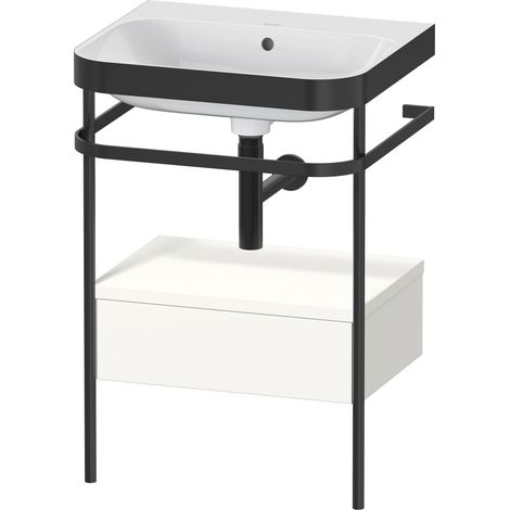 Duravit Happy D.2 Plus c-bonded Set avec console métallique et