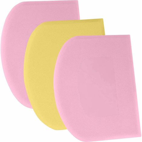 Teigschaber Set 3 Stück, BPA-frei, flexibel, scharfe Kante, 27x17cm