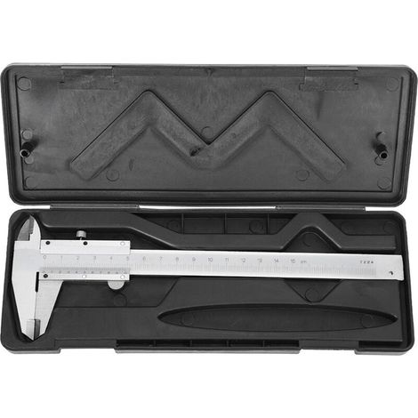 High-precision 0-150mm carbon steel metal micrometer caliper measuring tool (1/5)