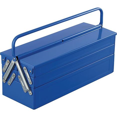 Werkzeugkasten aus Stahl mit 5 Fachern 550 mm Fervi 0323/55
