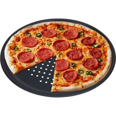 EH Excellent Houseware, Form zum Backen Pizza, Original-Backblech, Ø 32 cm (1/5)
