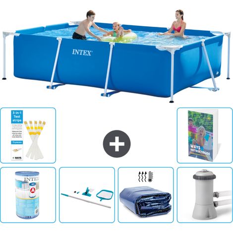 Rechteckiger Frame Pool - 300x200x75 cm - 7-teilig S20