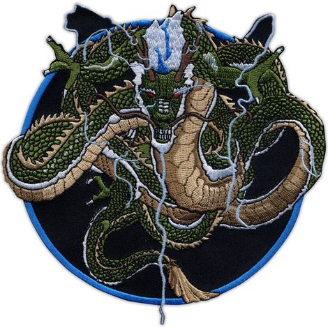 Aufnäher mit chinesischem Drachenmotiv – zum Aufbügeln/Heißsiegeln – gestickter Aufnäher/Abzeichen/Emblem