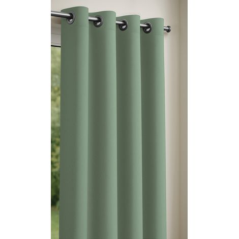Rideau obscurcissant 135 x 240 cm Vert tilleul (1/3)