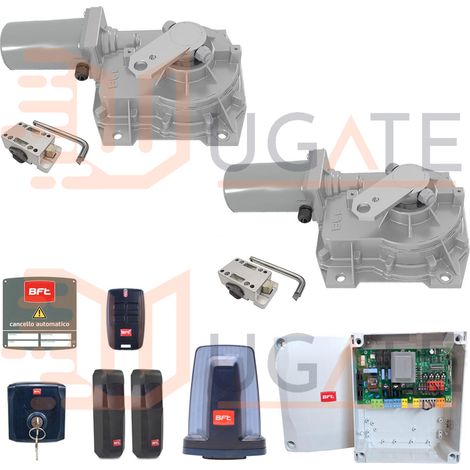 Kit complet pour portails battants 230v BFT ELI VELOCE AC A35 KIT R930149 00001 (1/2)