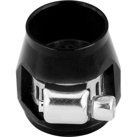Flexible AN10 20mm Noir Raccord Tuyau Extrémité Pince Finition Ligne Eau Connecteur Huile Carburant pour Durite Auto (1/5)