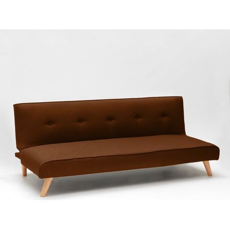 Modus Sofà – Canapé convertible 2 places clic clac en tissu polyester – Dimensions 178x82x70cm – Mécanisme clic-clac – Confort optimal pour salon