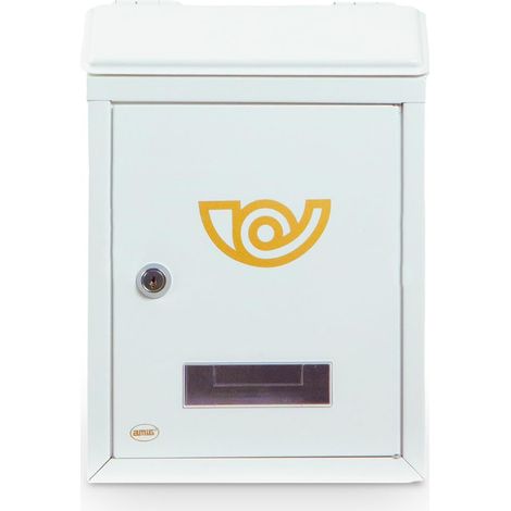 AMIG  Boîte aux lettres  2 MINI  295 x 210 x 62 mm  Acier  Blanc (1/5)