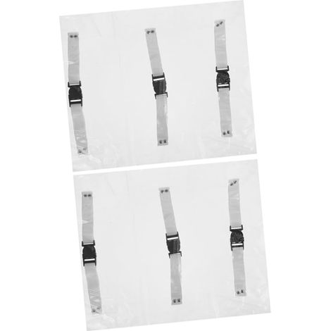 Housses transparentes pour pieds de fauteuil dentaire PartyKindom (1/5)