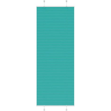Plissee Petrolgrün 70x200 cm Stoffbreite 69,4 cm Polyester