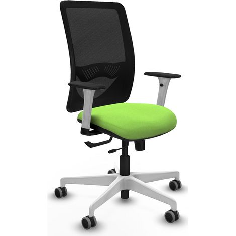Silla de oficina piqueras y crespo Zulema blanco espuma alta densidad (1/2)