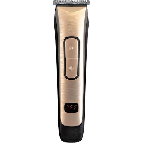 TrAdE Shop Traesio - Taglia Capelli Elettrico 4 Pettini Rasoio Regola Barba Ricaricabile Con Display - (1/2)