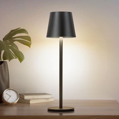 Lampes de table sans fil, lampes de bureau rechargeables étanches IP54, 3 températures de couleur à gradation continue, lampe de chevet tactile (1/5)