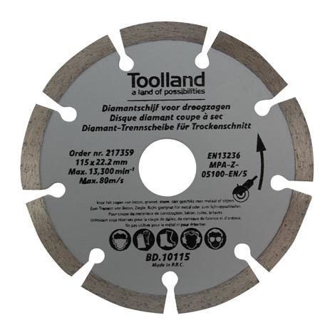 DISQUES DE DIAMANT - 150 mm - SEGMENTE - 2 pcs BD12150 RI7706 (1/4)