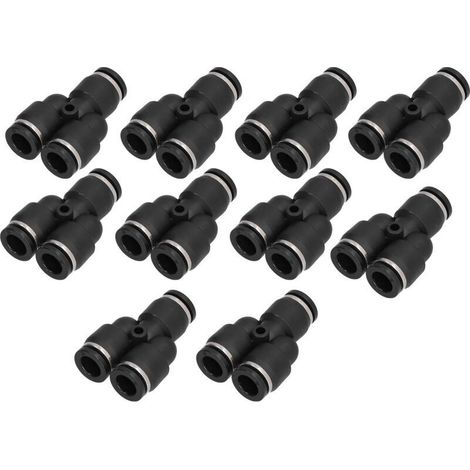 Diviseur de Tuyau à 3 Voies pour Équipements d'Automatisation, Joint Bien Scellé, Démontage Facile, Diamètre Intérieur de 4mm (1/5)