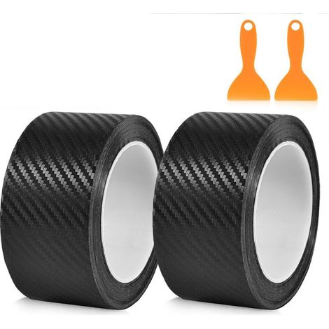 2x Carbon Folie für Auto, 5cm Breit, Kratzfest & Wasserdicht (1/5)