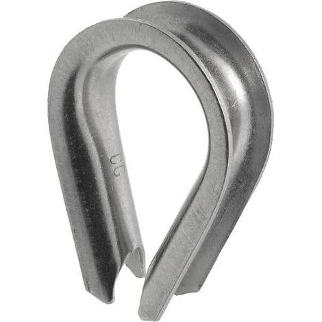 1 Cosse Coeur 12 mm - Inox A4 - D-Work