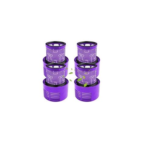 4 Pack Filtre Compatible avec Dyson V10, Accessoire Aspirateur, Cyclone Pièce de Rechange pour Aspirateur À Vide Lavable, Total Clean (1/5)
