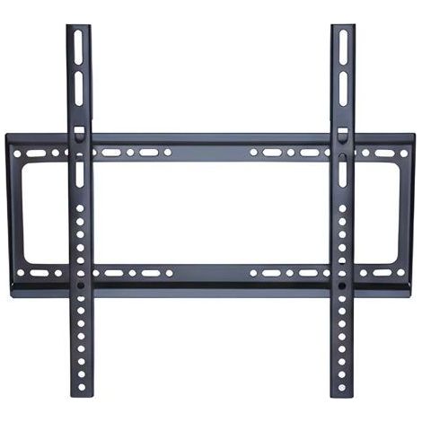 Support mural fixe pour téléviseur - AVIZAR - Universel - 26–65 pouces - Charge 45 kg - Acier renforcé argent (1/5)