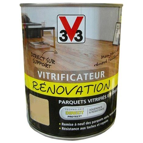 V33 Vitrificateur Rénovation Incolore Brillant 0,75 L (1/2)