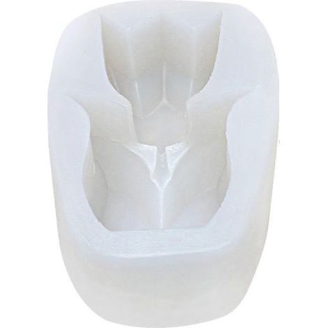 Kerzenform in Blumenform, einzigartige Silikonform für Kerzen und Seifen mit Blütenmotiv (1/5)
