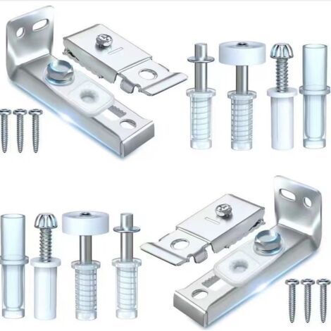 Silver Double Folding Door Hinge, Metal Concealed Top Swing Door Hinge A25139 (1/5)