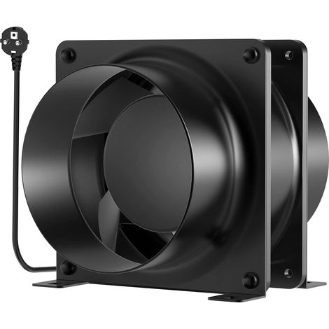 100mm Axial Rohrventilator, Abluftventilator Leise 199m³/h Axiallüfter Kanalventilator Energiesparend Badlüfter Rohrlüfter für Küchen Badezimmer Garage Growzelt (1/5)
