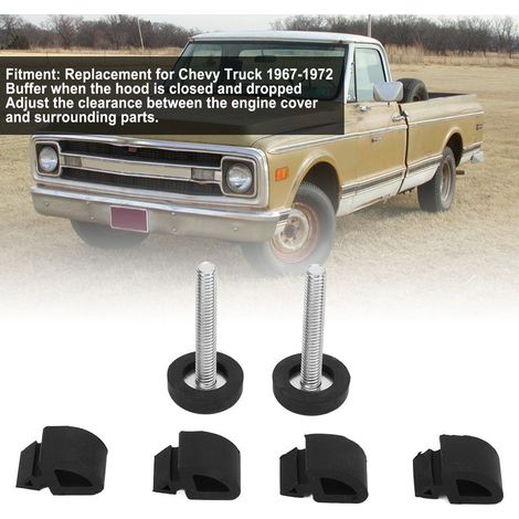Motorhaubenpuffer, Anschlagpuffer, Ersatzgummipuffer für Chevy-Trucks 1967 – 1972 (1/5)