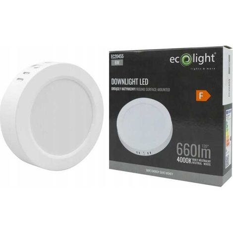 LED-Einbauleuchte N/T rund 6W 4000K weiß DL-1 (1/4)
