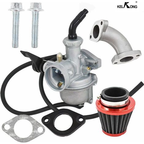 PZ22 Carburateur 22 mm Tuyau d\'admission de carburateur Filtre à air pour 110 cc 125 cc ATV Quad Pit Pro Dirt Trail Bike