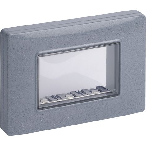 Tapa Ip55 3M + Tornillos Gris Granito VIMAR 14943.14