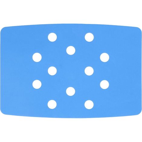 Coussin de chaise de douche en pâte fixe, garde au chaud, conception de Perforation bleue EVA, coussin de tabouret de douche Portable (1/4)