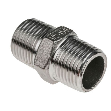 Mamelon hexagonal RS PRO, R 1/2" mâle ( Prix pour 1 ) (1/2)