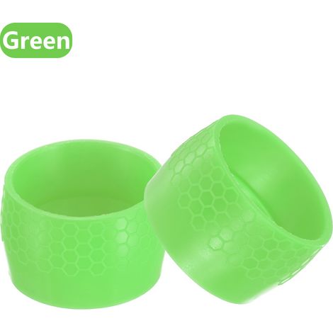 Anneau de fixation antidérapant pour sangle de vélo de route verte Joint torique de fixation pour sangle de guidon de vélo, protection antidérapante en silicone élastique pour guidon courbé (1/5)