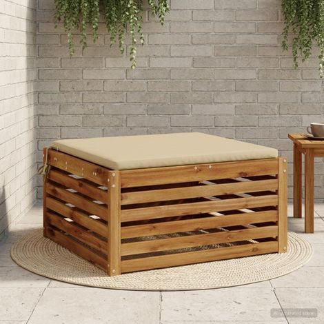 vidaXL Cuscino per Sedia in Unico Pezzo SOEST 100% Poliestere Beige (1/5)