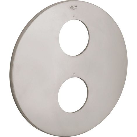 Grohe Rosette für Tenso Fertigmontageset Wanne/Brause, Silk Metal, 47633AV0 (1/2)