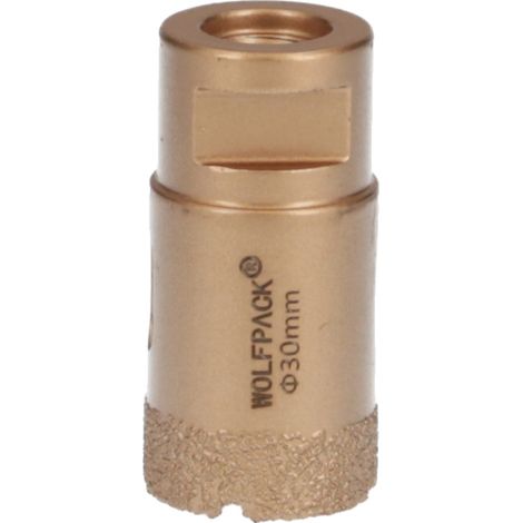 WOLFPACK LINEA PROFESSIONAL - Corona diamantata per smerigliatrice Ø 30 mm. Attacco filettato M14. Taglio Dry (1/3)