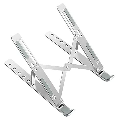 Supporto PC Portatile - Porta PC con Base Pieghevole, Angolazione Regolabile - PC Stand in Alluminio - per Notebook e Laptop con Schermo da 10-15.6" (1/4)