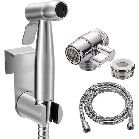 Shower Head for Washbasin - Shower Head for Washbasin Bathroom Shower Head with 59 Inch Hose for Pet Shower to Wash Hair or Clean the Sink - with Tap Valve (1/3)