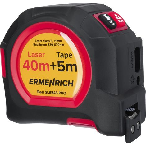 Ermenrich SLR545 PRO Cinta métrica láser robusta 40m