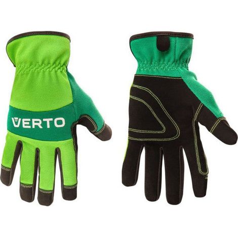 Gants de jardinage en cuir synthétique VERTOtailleT10 (1/2)