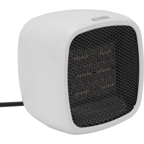 Mini chauffage d'appoint électrique portable de bureau, idéal pour la maison ou le bureau (blanc, 110 V US). (1/5)