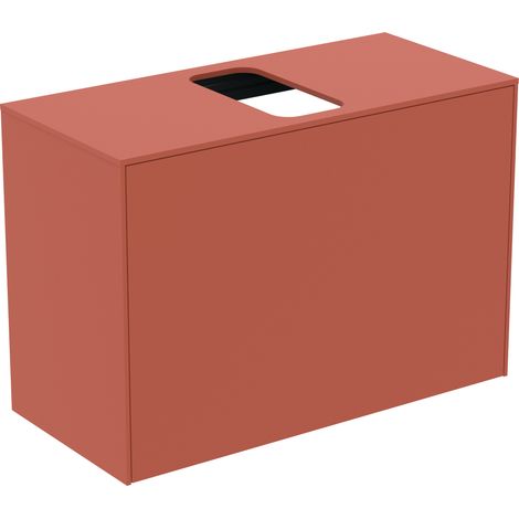 Ideal Standard Mueble bajo para lavabo, 1 cajón, recorte central, (1/2)