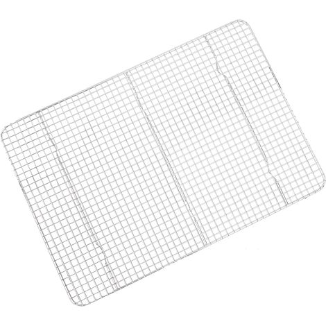 Grille de cuisson et de refroidissement en acier inoxydable, antirouille, pour barbecue (1/5)