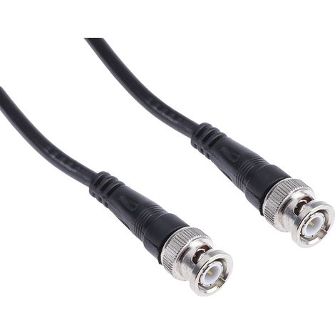 Câble coaxial RG58 RS PRO, Avec connecteur BNC mâle, 2m ( Prix pour 1 ) (1/3)