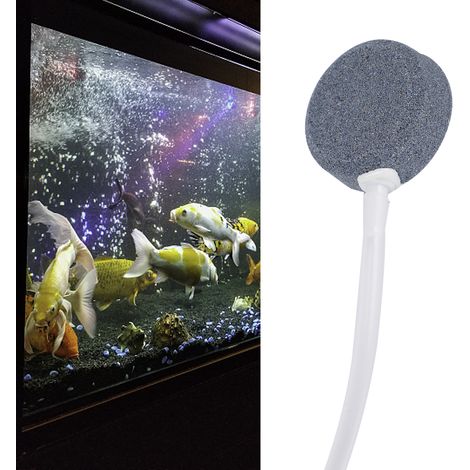 Accessoires pour pompe à oxygène d'aquarium : pierre à air, tuyau de 2 m, 4 ventouses et raccords pour pompe à air. (1/5)