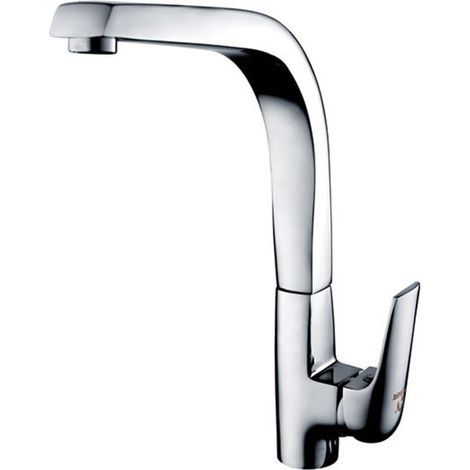 Aloni Küchenarmatur Chrom Einhebelarmatur rostfreier Edelstahl Warm- & Kaltwasser Aloni Küchenarmatur Chrom Einhebelarmatur rostfreier Edelstahl Warm- & Kaltwasser (1/2)